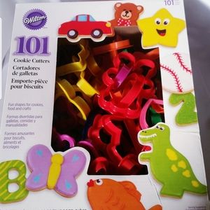Wilton 101 Cookie Cutters Baking New Plastic